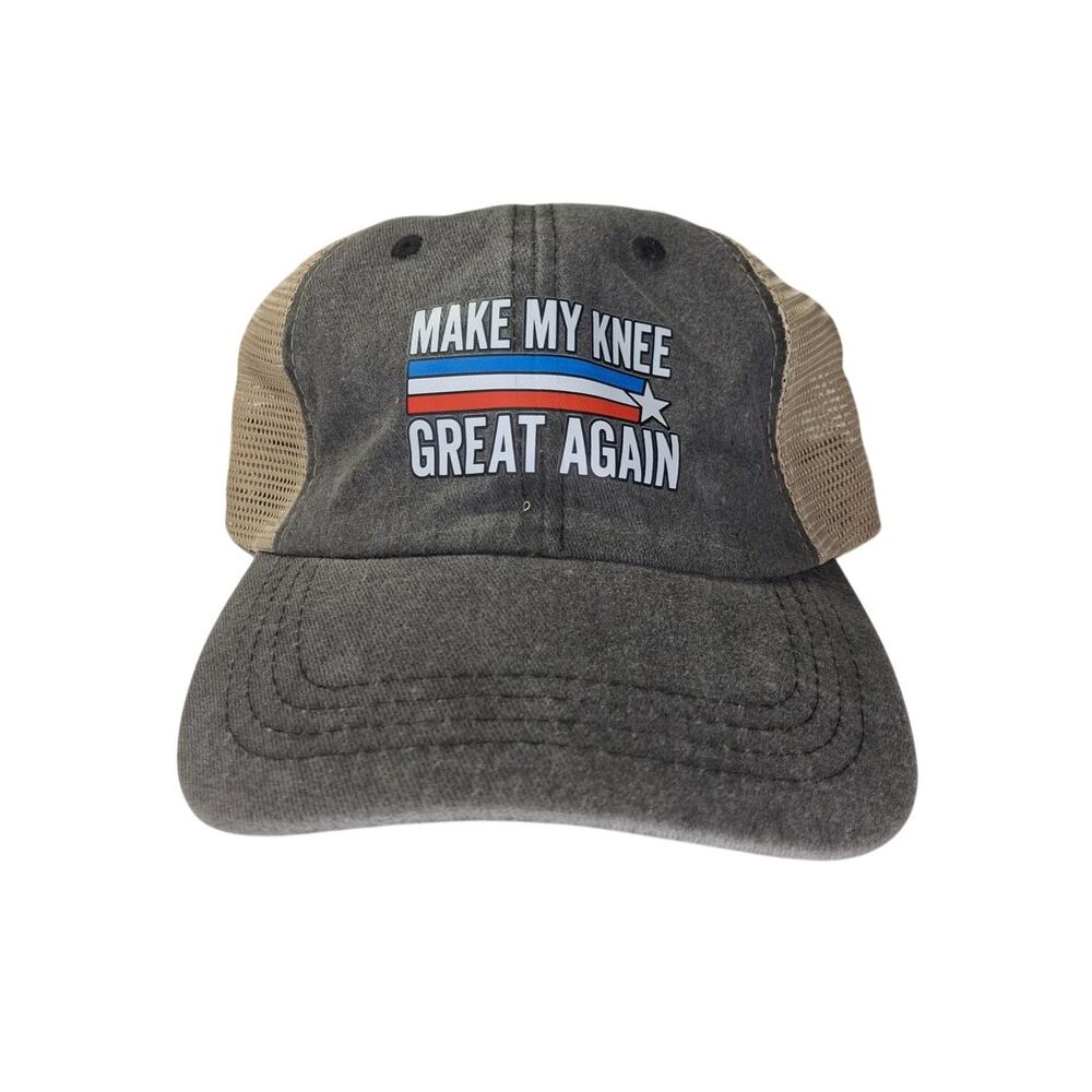 Make my knee great again unbranded trucker hat